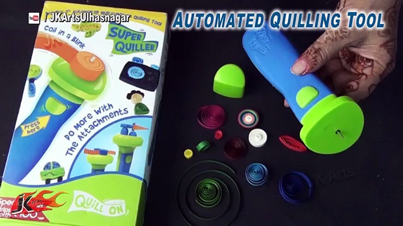 Unboxing Automated Paper Quilling Tool | Super Quiller Tool | How to Use | JK Arts 860