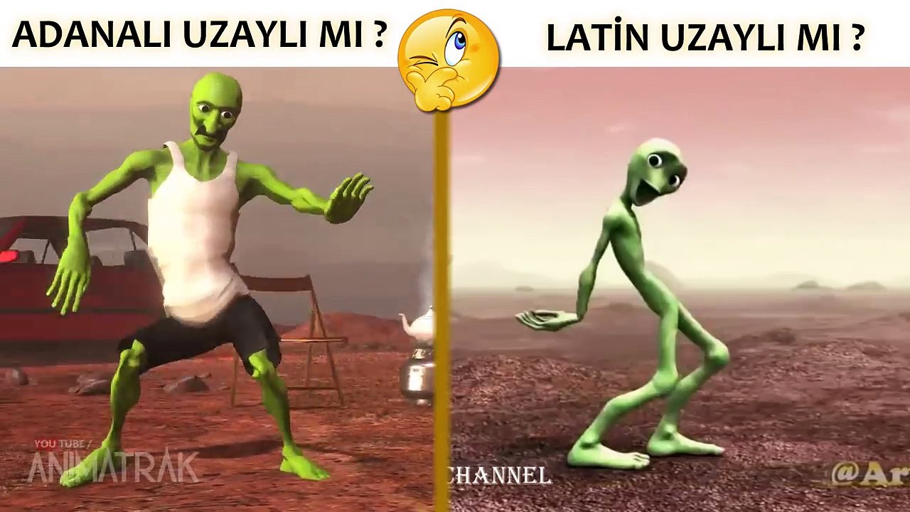 Adanalı Yeşil Uzaylı vs Latin Yeşil Uzaylı (Yen...