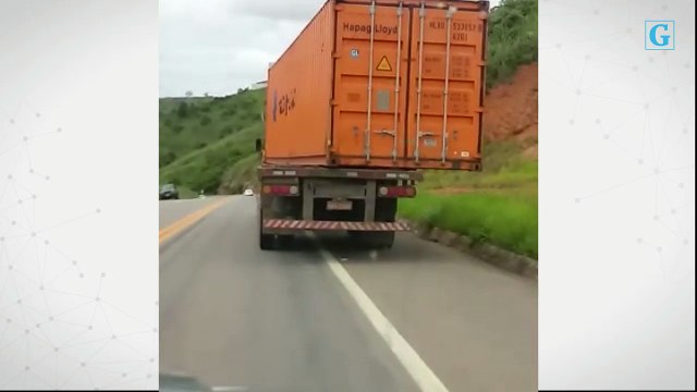 Flagrante de imprudência na BR 259, em Colatina