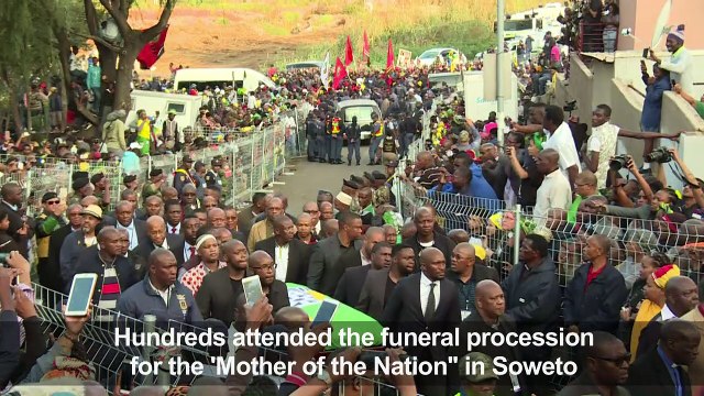 Soweto pays final respects to anti-apartheid icon Winnie Mandela