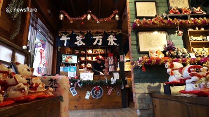 Small village in Taiwan populated by more than 100 cats