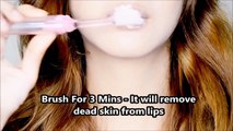 60.How To Get Pink Soft & Juicy Lips Naturally 100% Home Remedy To Lighten Your Dark Lips