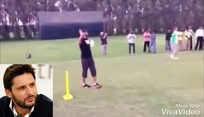 Hashim amla playing street cricket with fans
