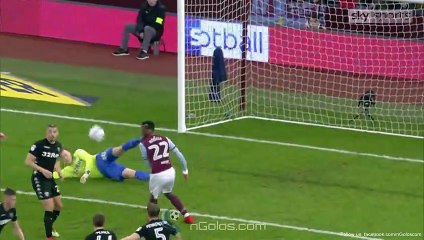 All goals Aston Villa 1-0 Leeds