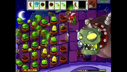 Plants Vs Zombies - Stage 5-10 Final Boss