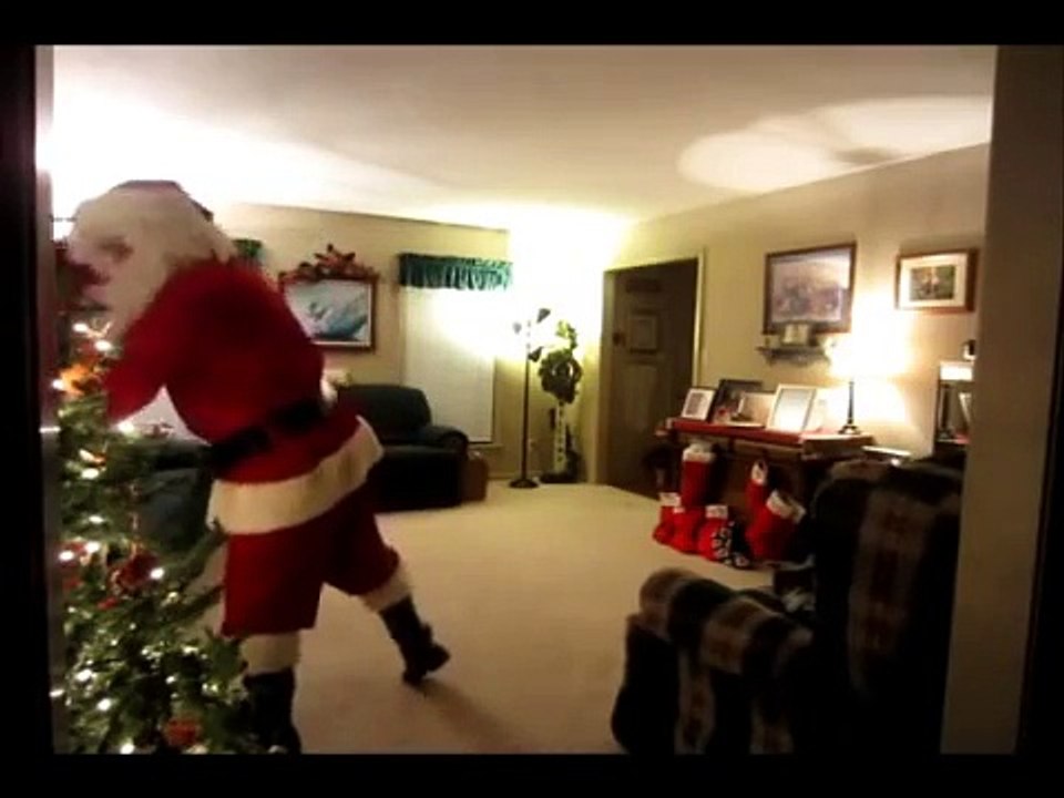 Santa Caught On Tape