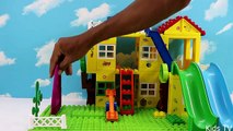 Peppa Pig Blocks Mega House Construction Set With Water Slide Lego Building Best Toys For Kids #10