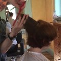 How to cut bob haircut on curly hair - Haircut techniques