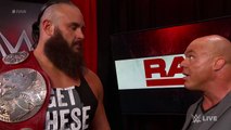 Braun Strowman & Nicholas relinquish the Raw Tag Team Titles: Raw, April 9, 2018
