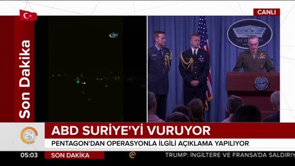 ABD Suriye'yi vuruyor