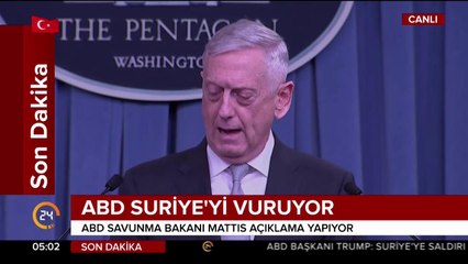 ABD Suriye'yi vuruyor