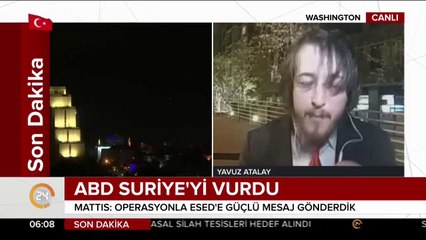 ABD Suriye'yi vuruyor