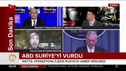 ABD Suriye'yi vuruyor