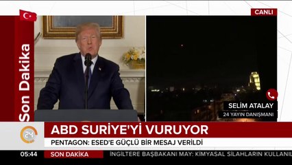 ABD Suriye'yi vuruyor