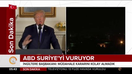 ABD Suriye'yi vuruyor