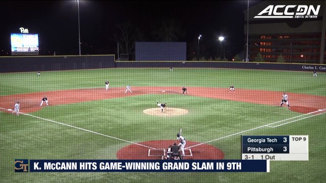 Georgia Tech's Kyle McCann Hits Go-Ahead Grand Slam In 9th Inning vs. Pitt