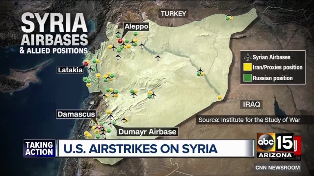 Top stories: President announces attack on Syria; E. coli outbreak in romaine lettuce; Troops begin border deployment; Teacher pay debate continues