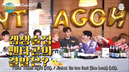 [ENG SUB] What happens if Pentagon plays a drinking game - Game Life Bar Pentagon Highlight Episode 1