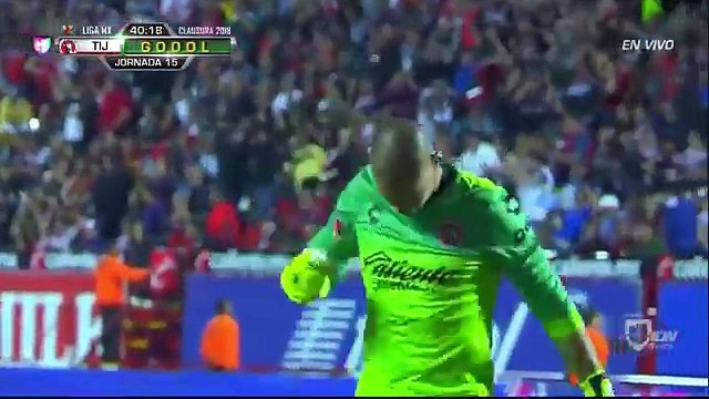 Gustavo Bou Goal ~ Club Tijuana vs Guadalajara Chivas 2-0