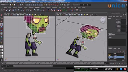Bài 37-gắn xương nhân vật hoạt hình