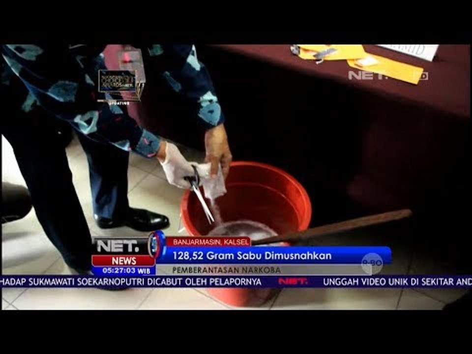 128,52 Gram Sabu Dimusnahkan NET5