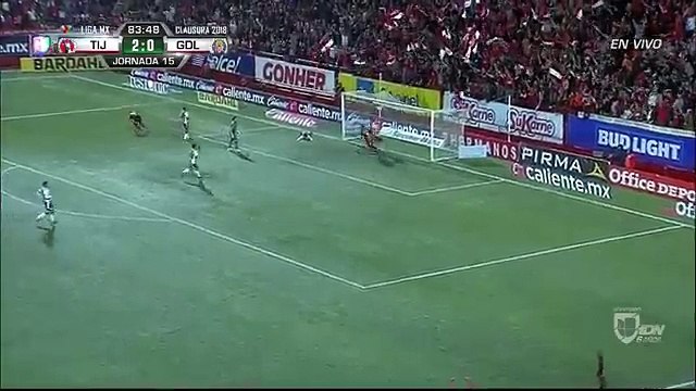 Rubio Rubin Goal ~ Club Tijuana vs Guadalajara Chivas 3-0