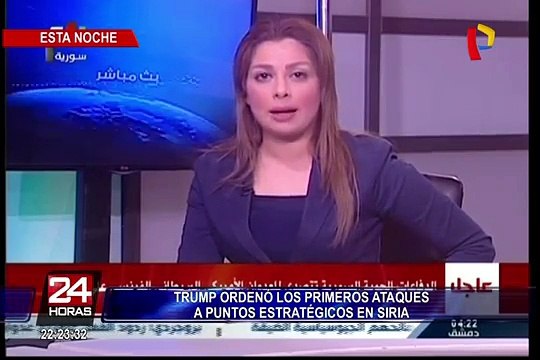 Donald Trump ordenó ataques con misiles contra Siria