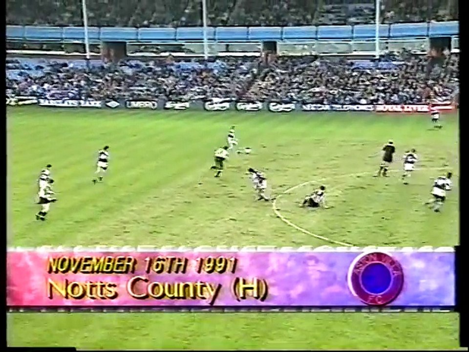 Aston Villa - Notts County 16-11-1991 Division One