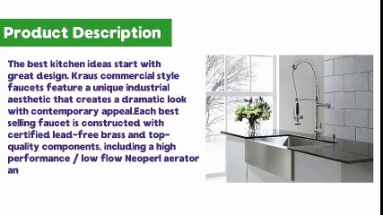 KPF 1602 - Commercial Faucet reviews !! Best Kitchen Faucet 2018
