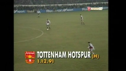 Arsenal - Tottenham Hotspur 01-12-1991 Division One