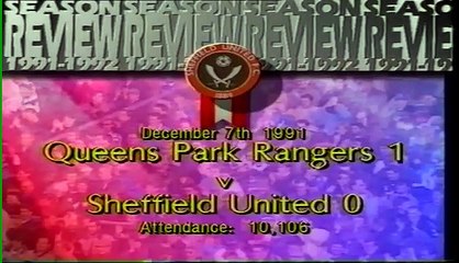Queens Park Rangers - Sheffield United 07-12-1991 Division One