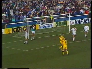 Leeds United - Tottenham Hotspur 14-12-1991 Division One