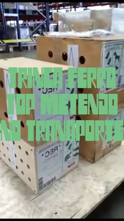 62 Trinca Ferro top sendo enviado por avião