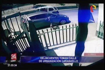 Comas: delincuentes toman calles de urbanización Carabayllo