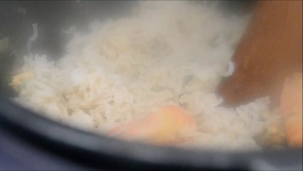 RIZ GAMBAS au cookeo