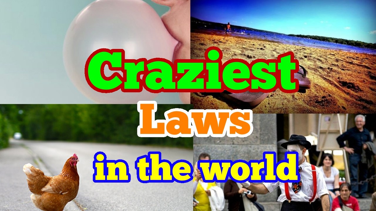Top 10 craziest laws in the world, interesting laws in the world