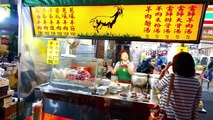 Taiwan Street Food - Mutton Soup and Lamb Fried Noodles