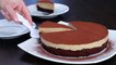 Flourless Chocolate Cake with Coffee Mousse Recipe