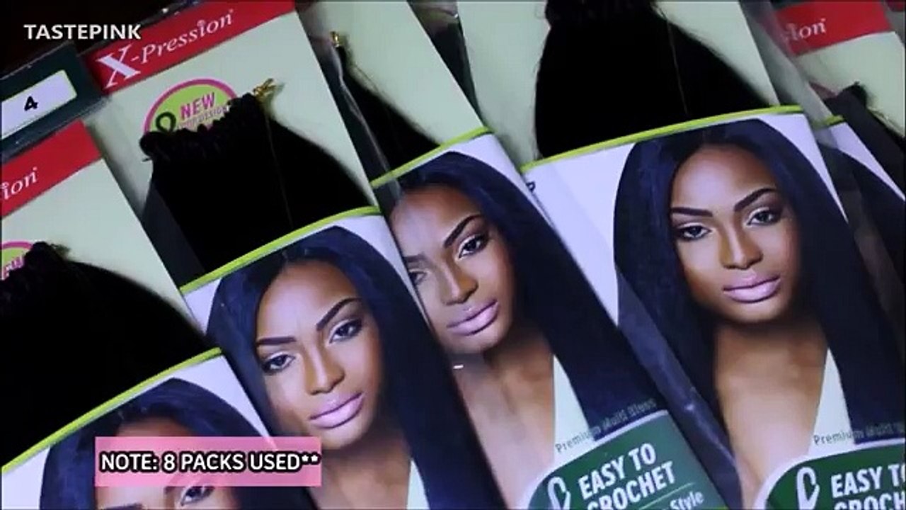 KNOTLESS CROCHET BRAIDS W/ KANEKALON HAIR | OUTRE XPRESSION DOMINICAN BLOW OUT STRAIGHT | TASTEPINK