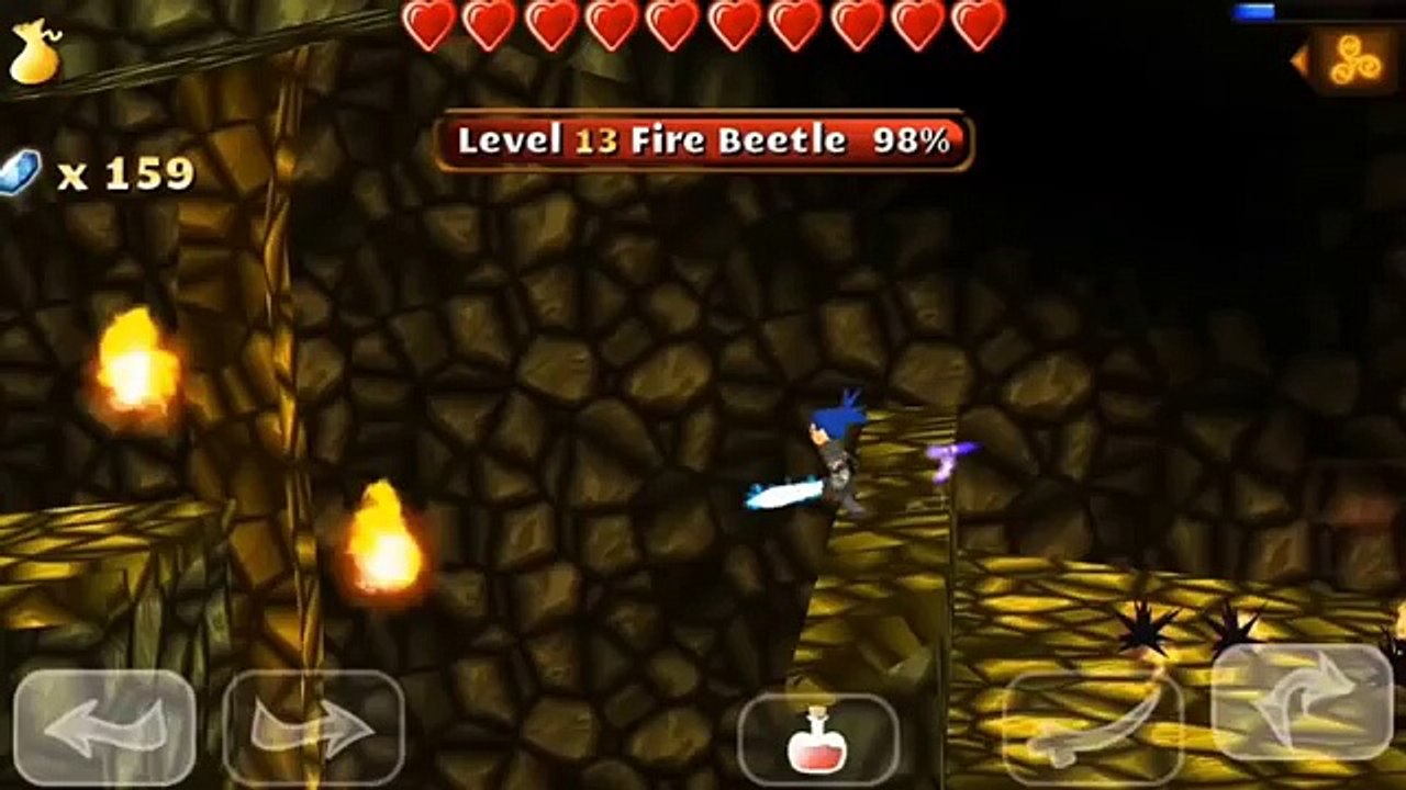 Swordigo (Part 22) - Great Caves . Gameplay ***Portal To Portal***(Android/IOS)