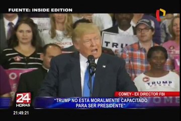 EEUU: James Comey dice que Trump está moralmente incapacitado para ser presidente