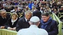El Papa saluda a los hermanos de Isabel Solá, misionera española asesinada en Haití