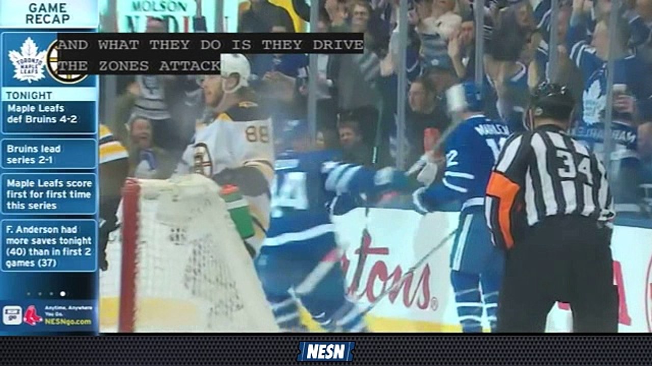 NESN Sports Today: Toronto Maple Leafs Stifle Boston Bruins In Game 3