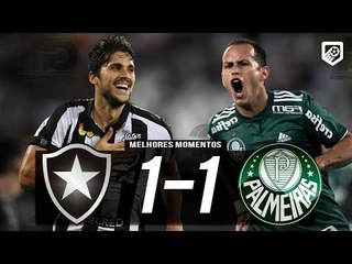 Tải video: Botafogo 1 x 1 Palmeiras (HD) Gols & Melhores Momentos (COMPLETO) Brasileirão 2018