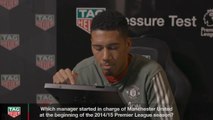 Man United's Lingard, McTominay, Smalling and Pereira take the Pressure Test