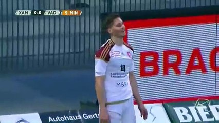 Xamax 1:0 Vaduz (Switzerland. Challenge League. 13 April 2018)