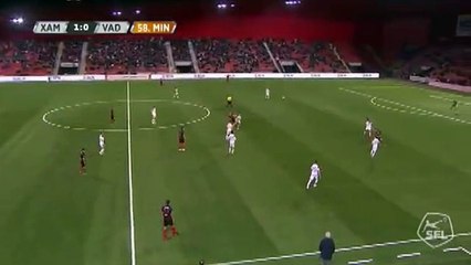 Xamax 2:0 Vaduz (Switzerland. Challenge League. 13 April 2018)