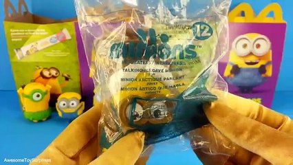 Minions McDonalds Happy Meal Toys Minion Toys Bob Stuart Kevin new Minions Movie Toys