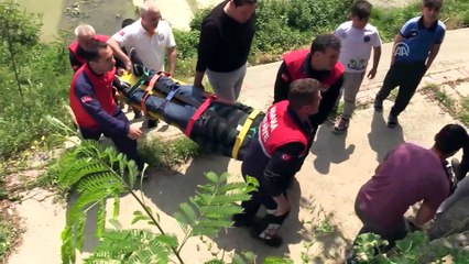 Otomobil yürüyüş yoluna devrildi: 2 yaralı - ADANA