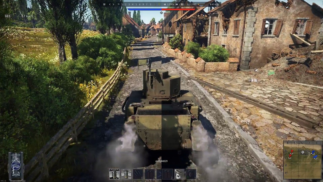 War Thunder - Grafikvergleich: Linux \ Windows